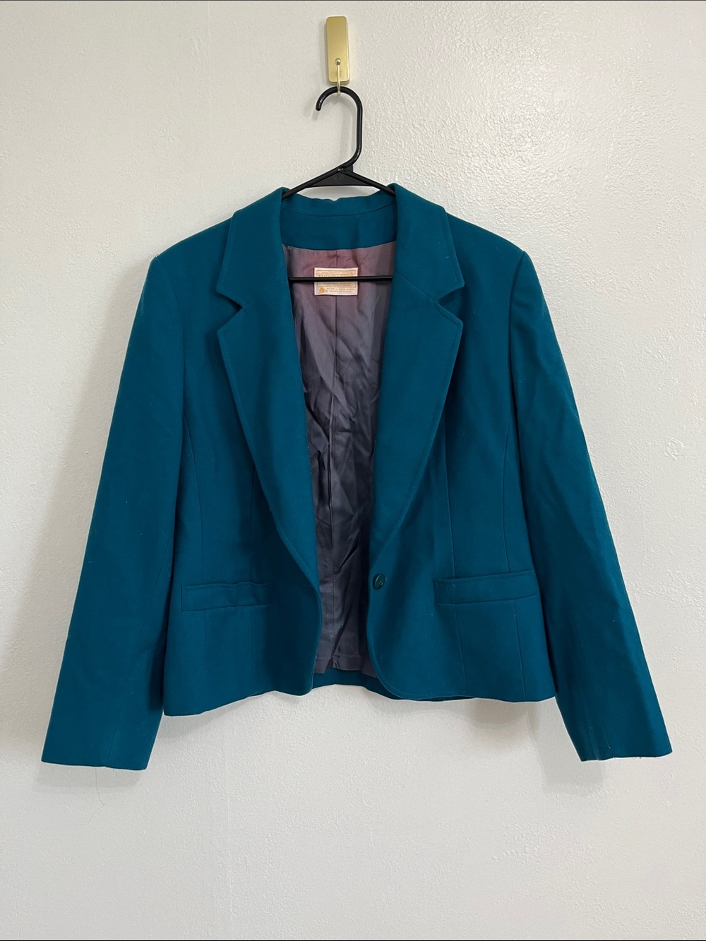 Pendleton Teal Women's Blazer Jacket Size 16